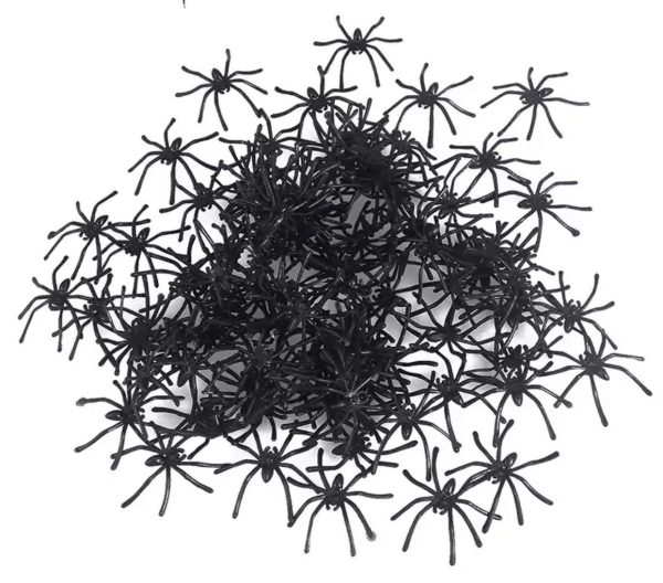 Araña de plástico pack de 5