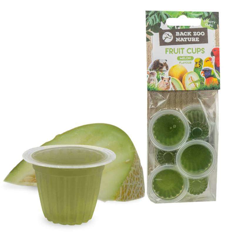 Vasitos de fruta Back Zoo Nature Melón 6 piezas